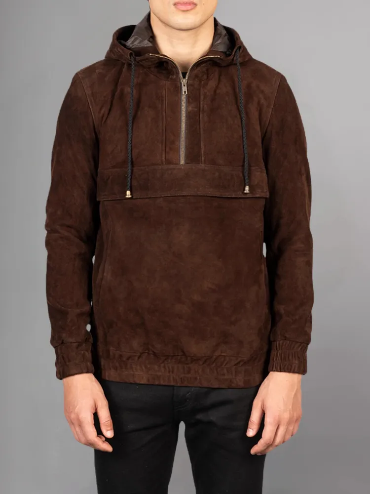 Mens Stylish Brown Leather Jacket