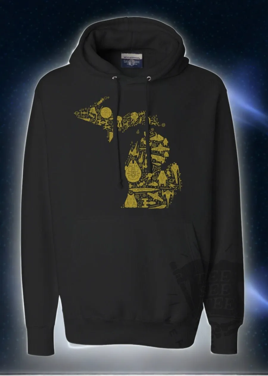 MI Starships Pullover Hoodie | Tee See Tee Exclusive