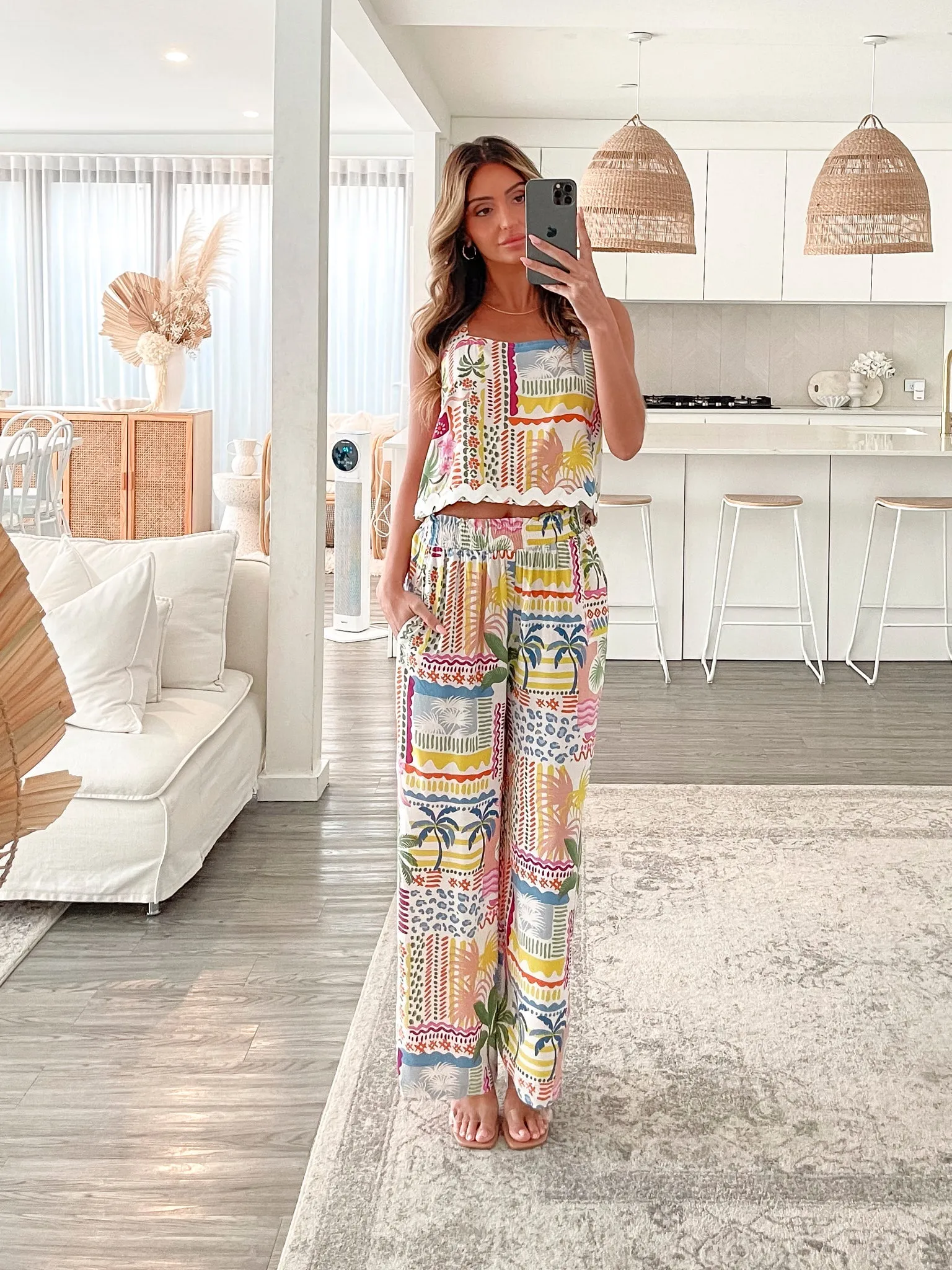 Monae Pants - Multi Print