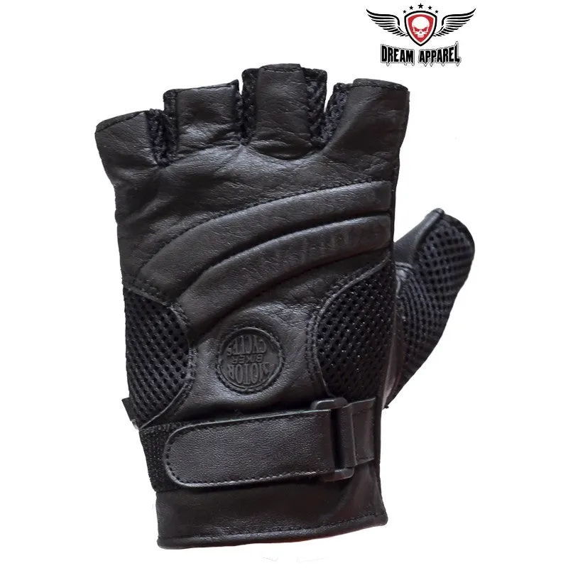 Motorcycle Fingerless Gloves