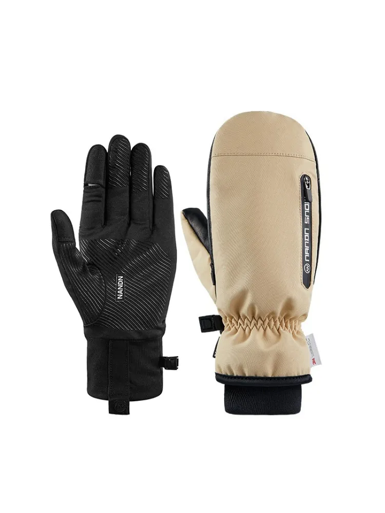 NANDN Touchscreen Winter Snow Mittens