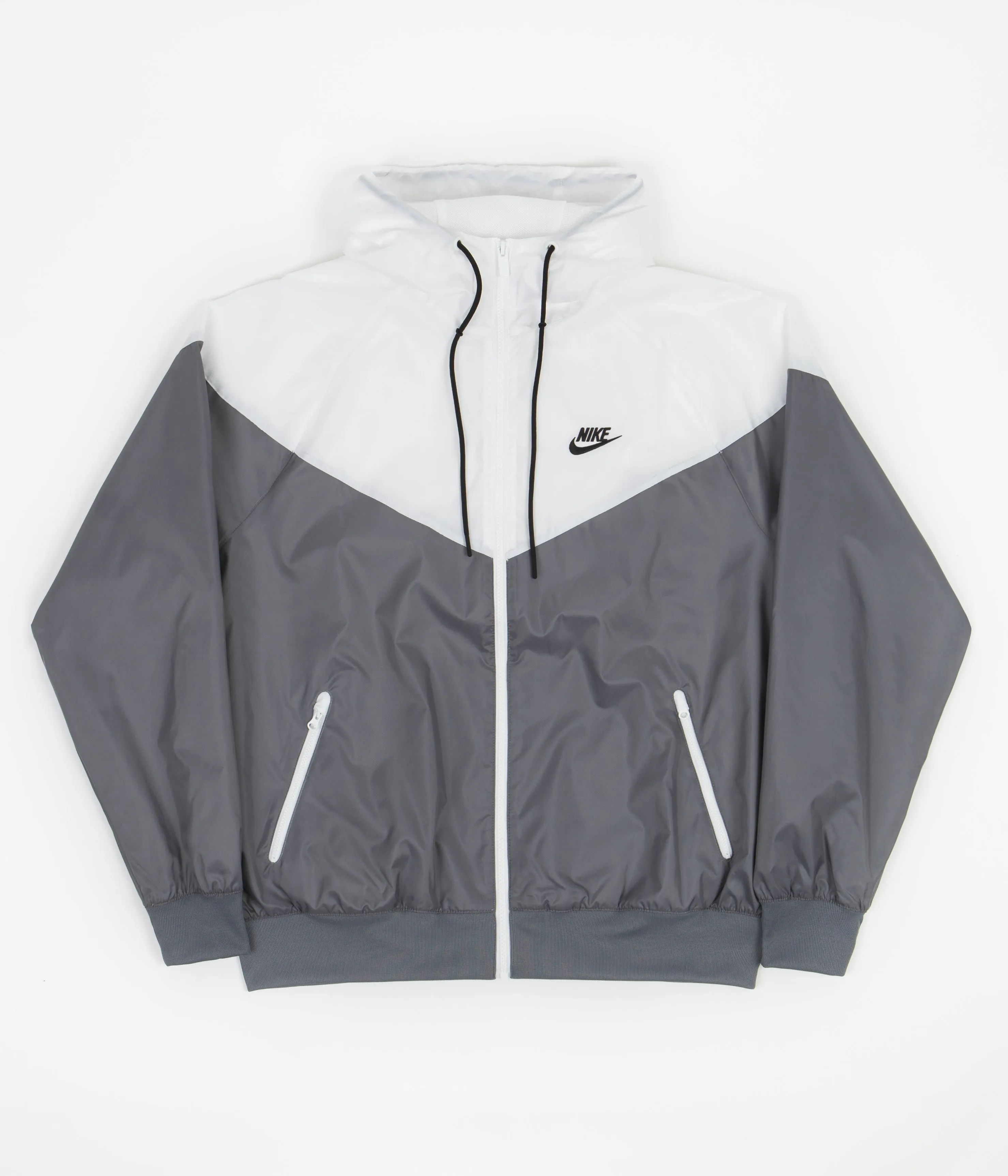 Nike Windrunner Jacket - Smoke Grey / White / Smoke Grey / Black