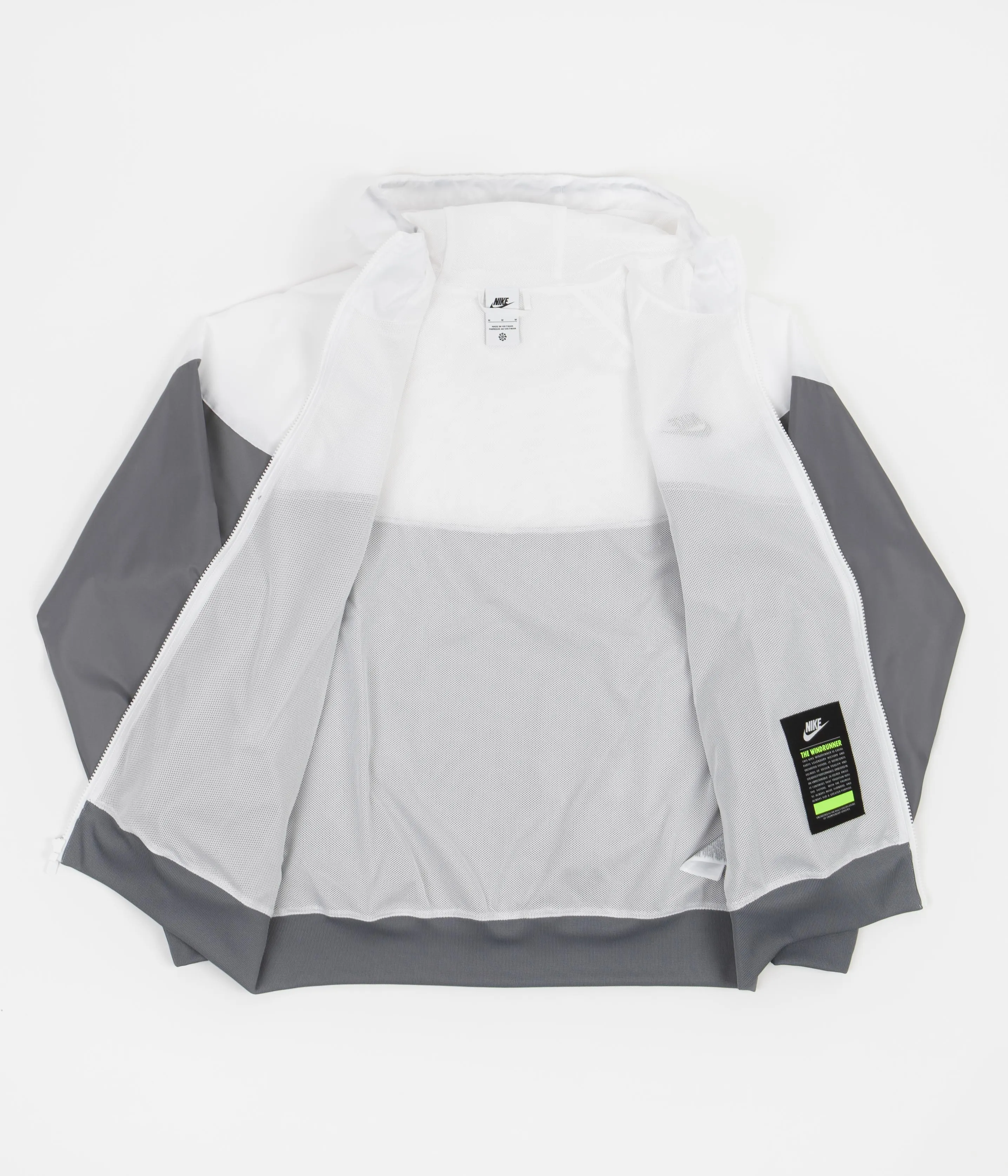 Nike Windrunner Jacket - Smoke Grey / White / Smoke Grey / Black