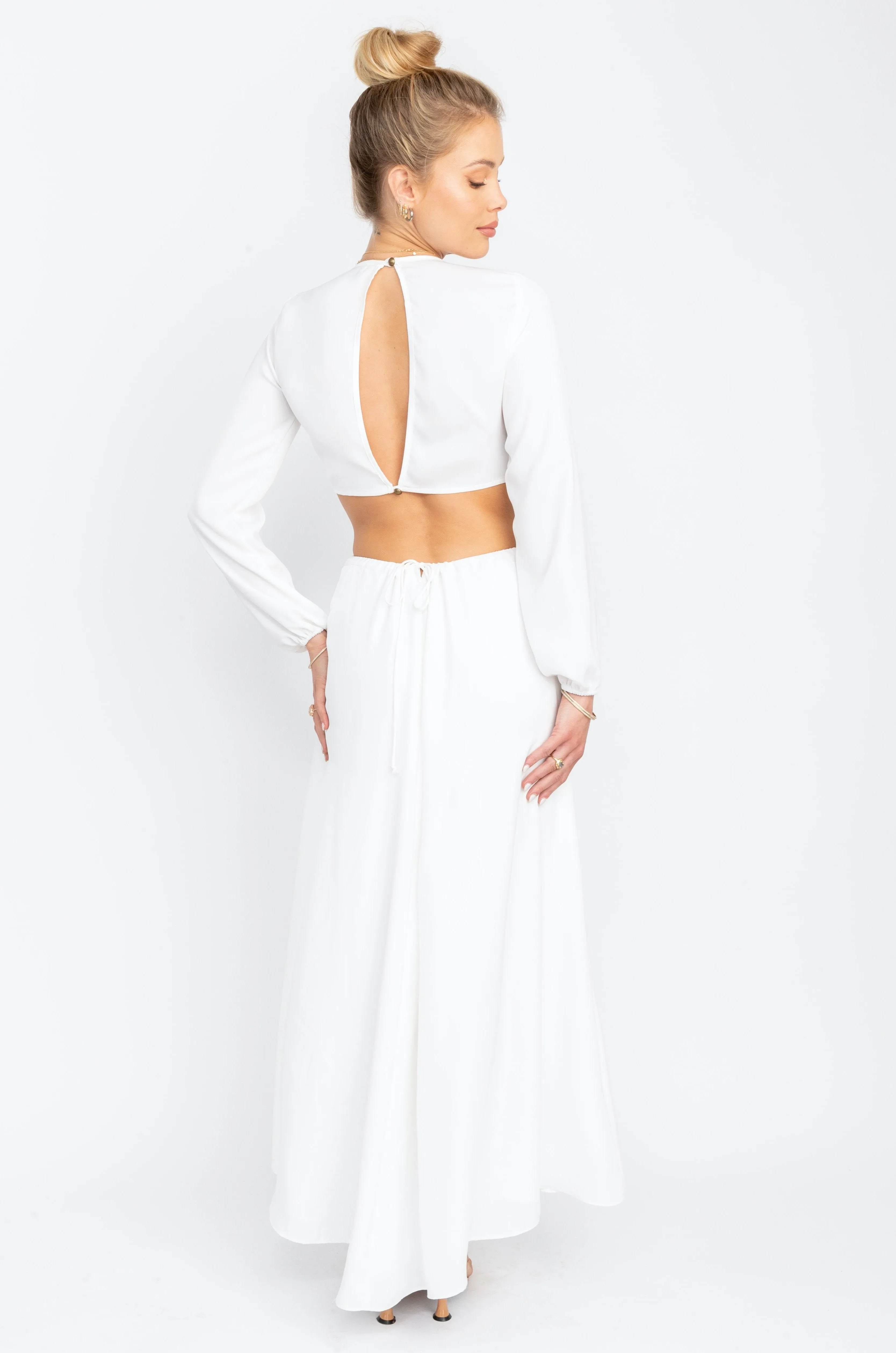 Noelle Maxi in White