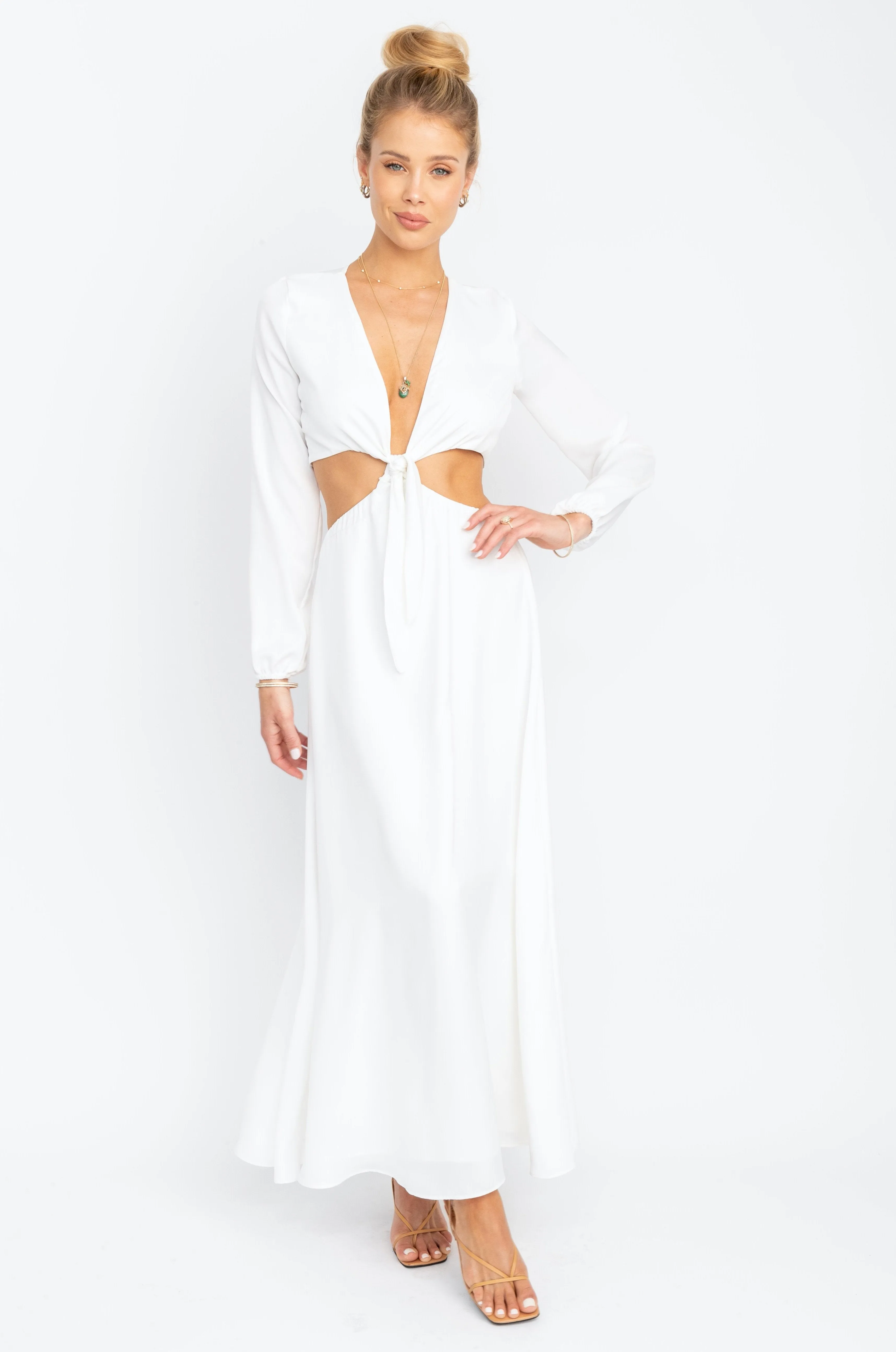 Noelle Maxi in White