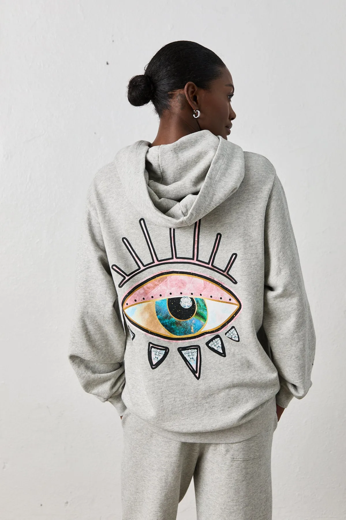 NSF X JA - DAYDREAMER PULLOVER HOODY / HEATHER GREY