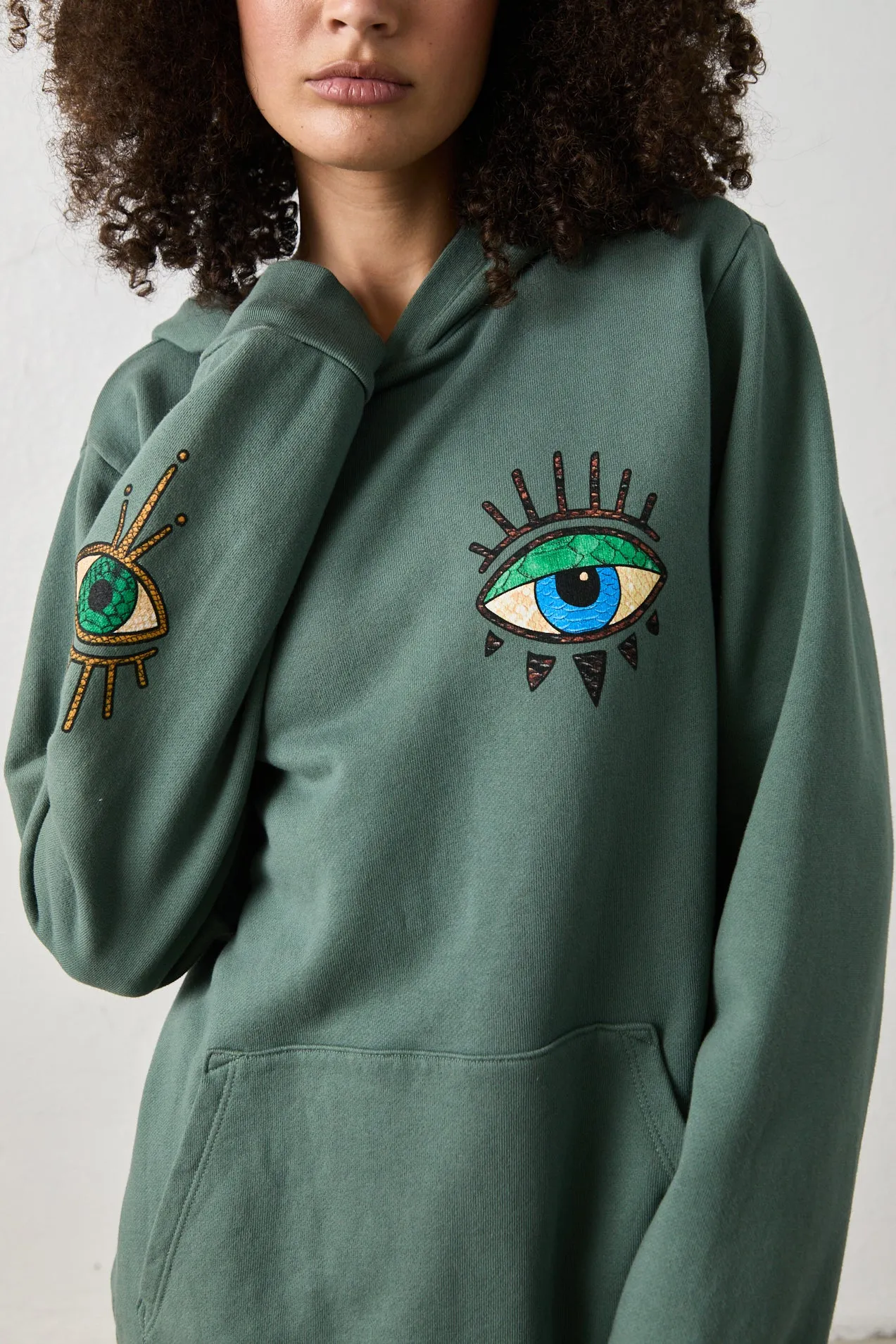 NSF X JA - DOWN TO EARTH PULLOVER HOODY / SAGE