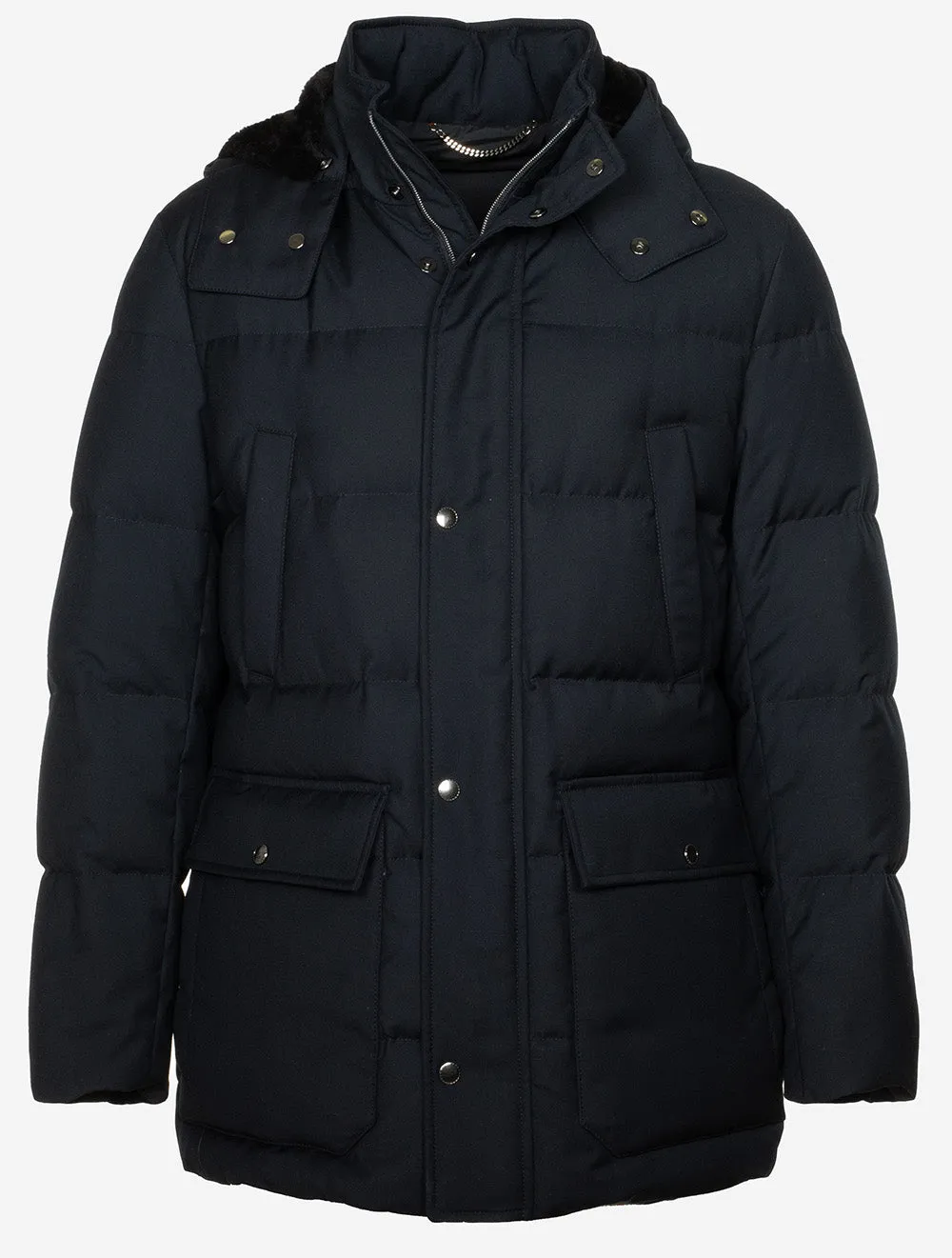 Padded Coat Navy