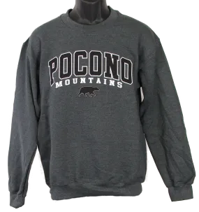 Pocono Mountains Hot Foil Bear Crewneck Sweatshirt