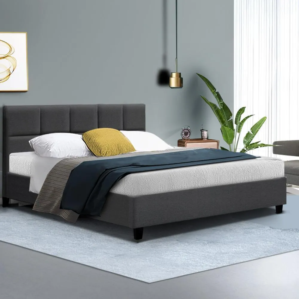 Queen Package | Bondi Bed Charcoal & Normay Pillow Top Mattress (Medium Firm)