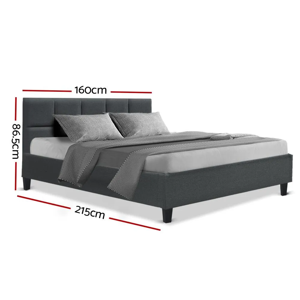 Queen Package | Bondi Bed Charcoal & Normay Pillow Top Mattress (Medium Firm)