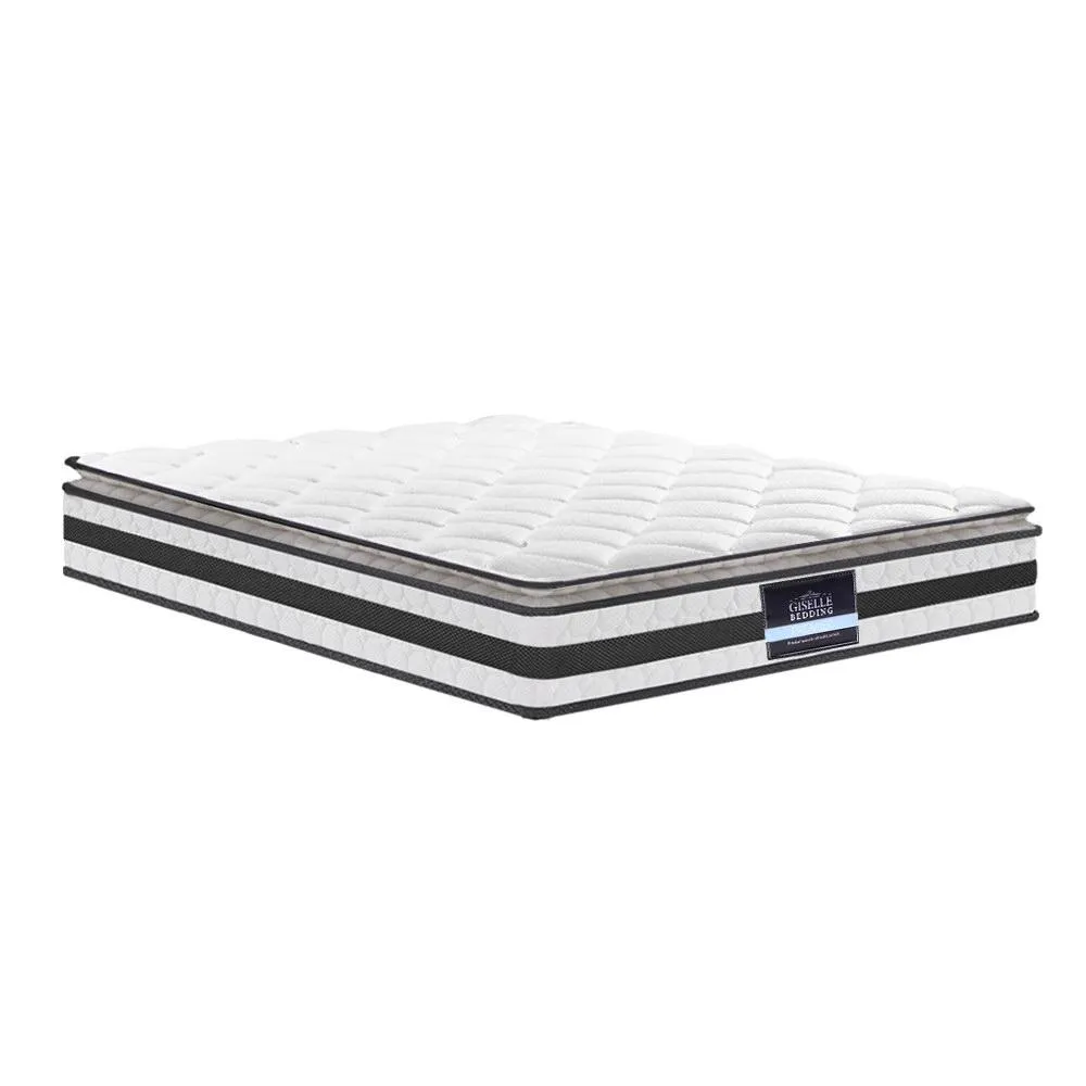 Queen Package | Bondi Bed Charcoal & Normay Pillow Top Mattress (Medium Firm)