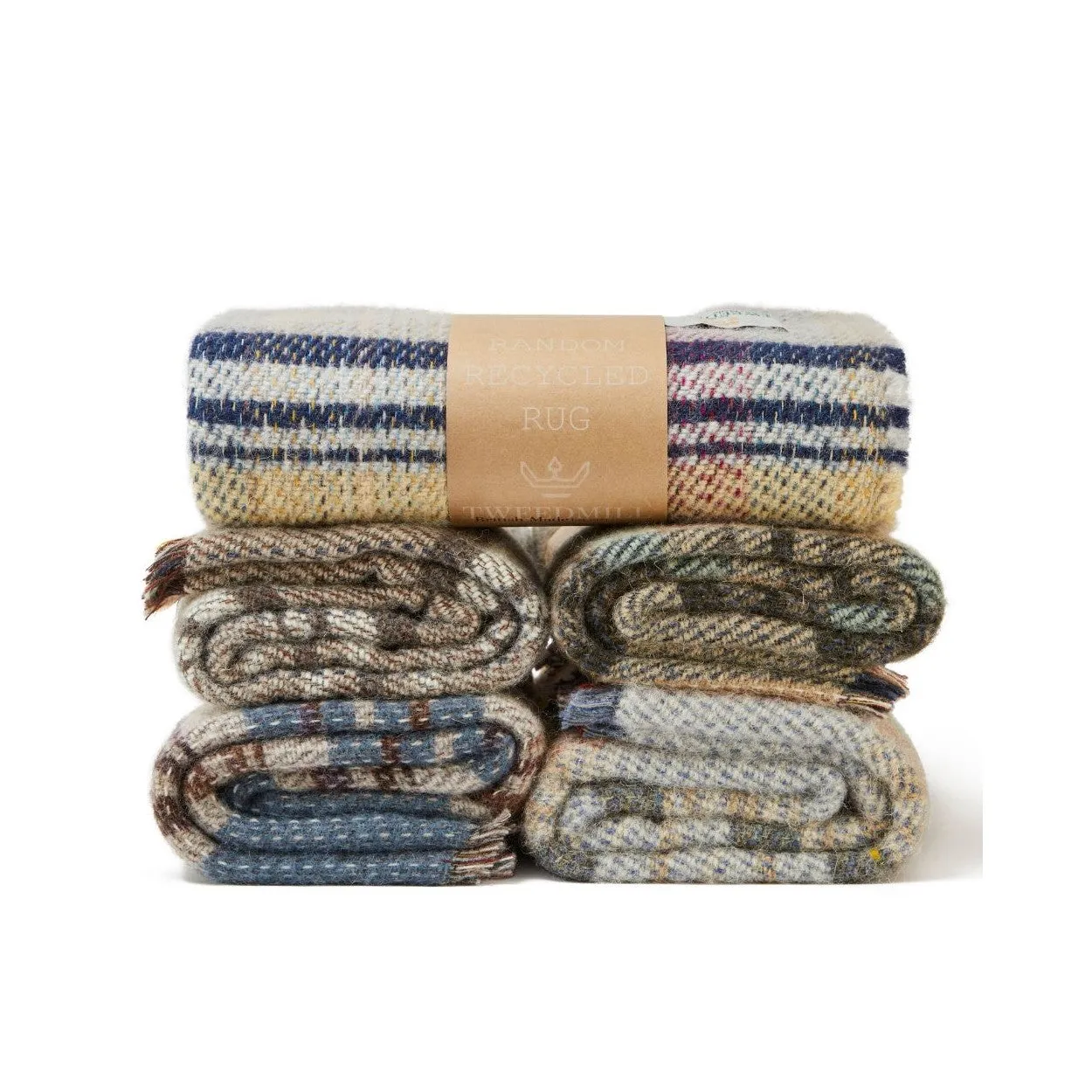 RANDOM Tweedmill Random Recycled Wool Picnic Blanket