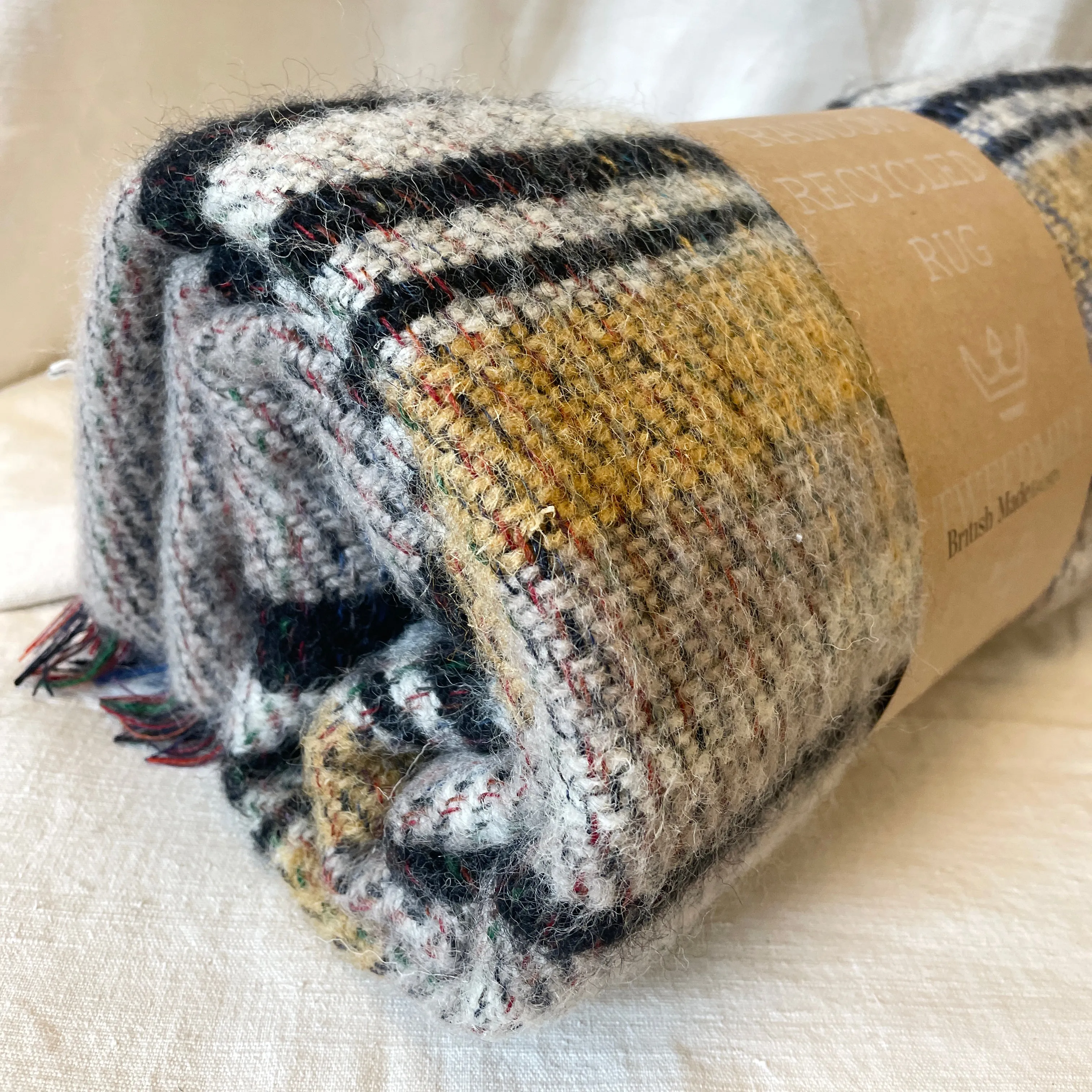 RANDOM Tweedmill Random Recycled Wool Picnic Blanket