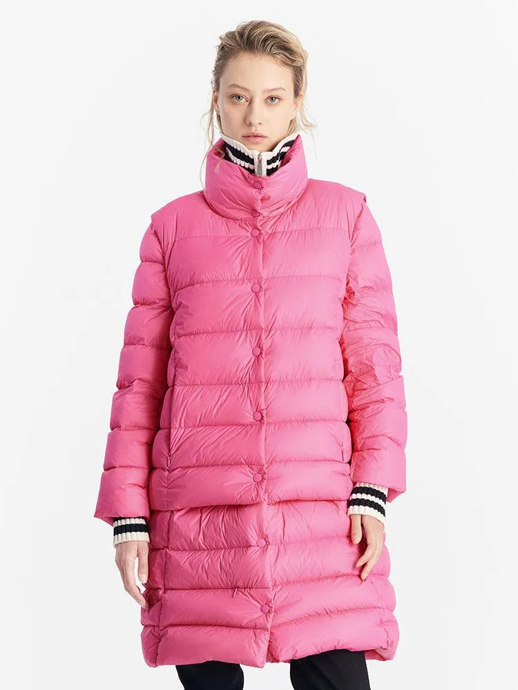 Removable Goose Down Coat