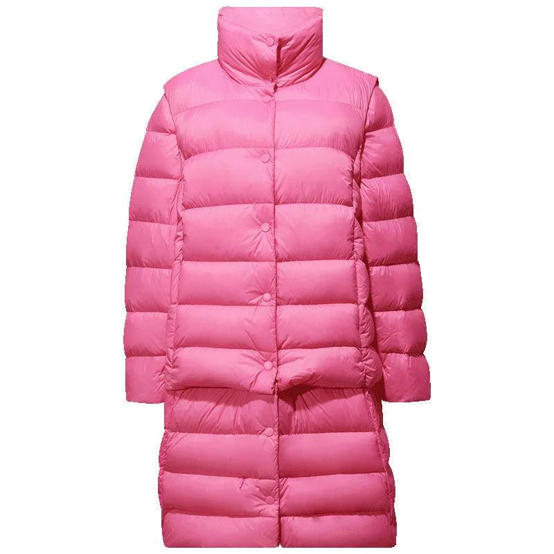 Removable Goose Down Coat