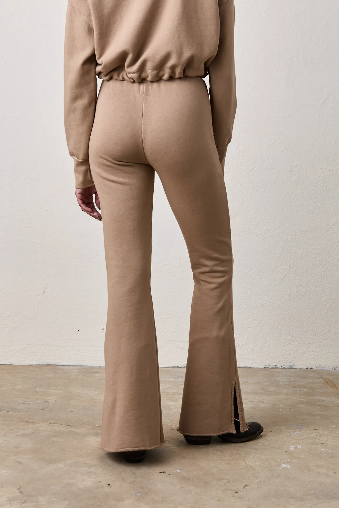 RUSTY SIDE SLIT FLAIR PANTS / BUNGALOW