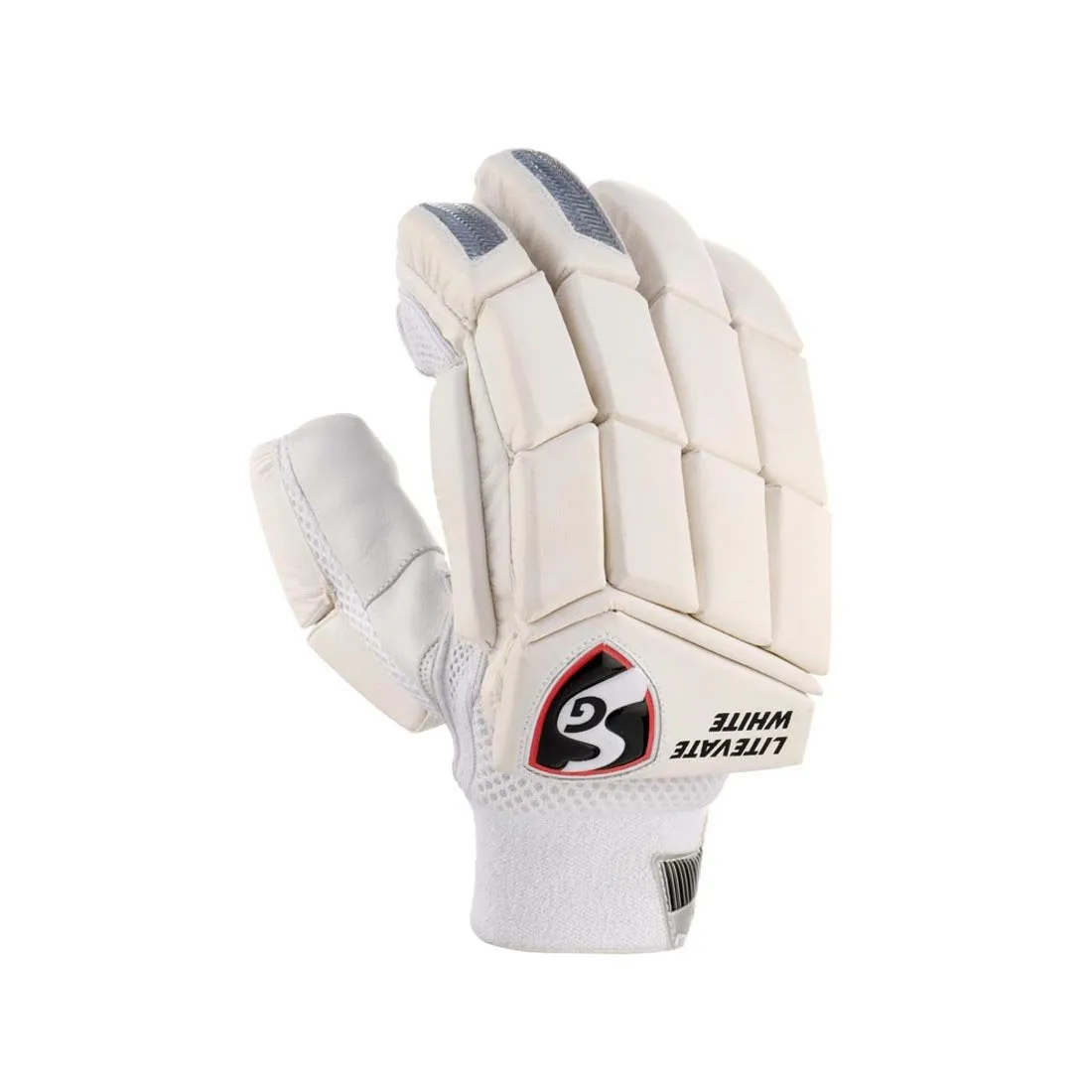 Sg Litevate White Batting Gloves