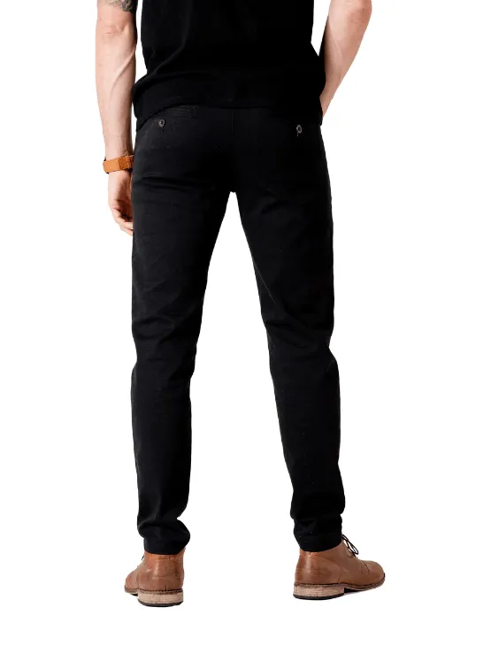 Slim Black Chino Pants