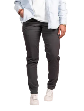 Slim Dark Grey Chino Pants