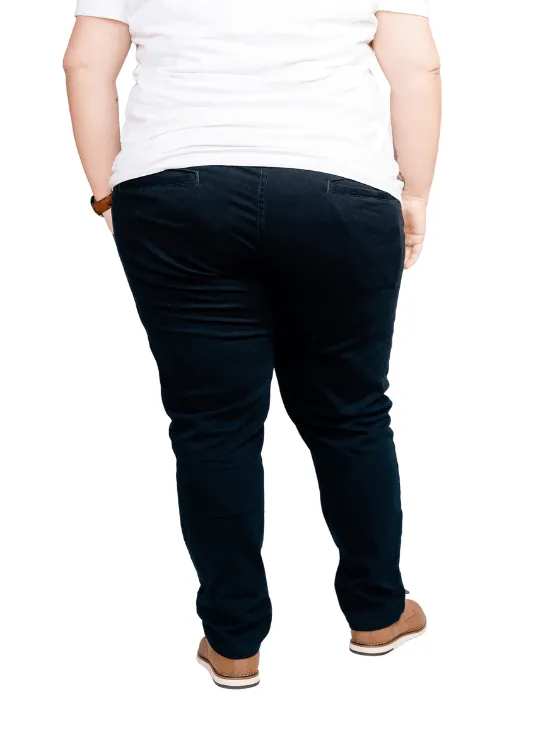 Slim Dark Navy Chino Pants