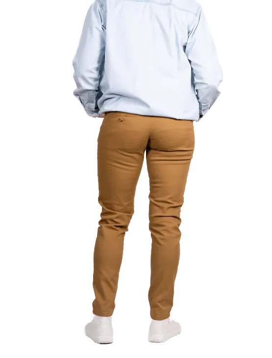 Slim Khaki Chino Pants