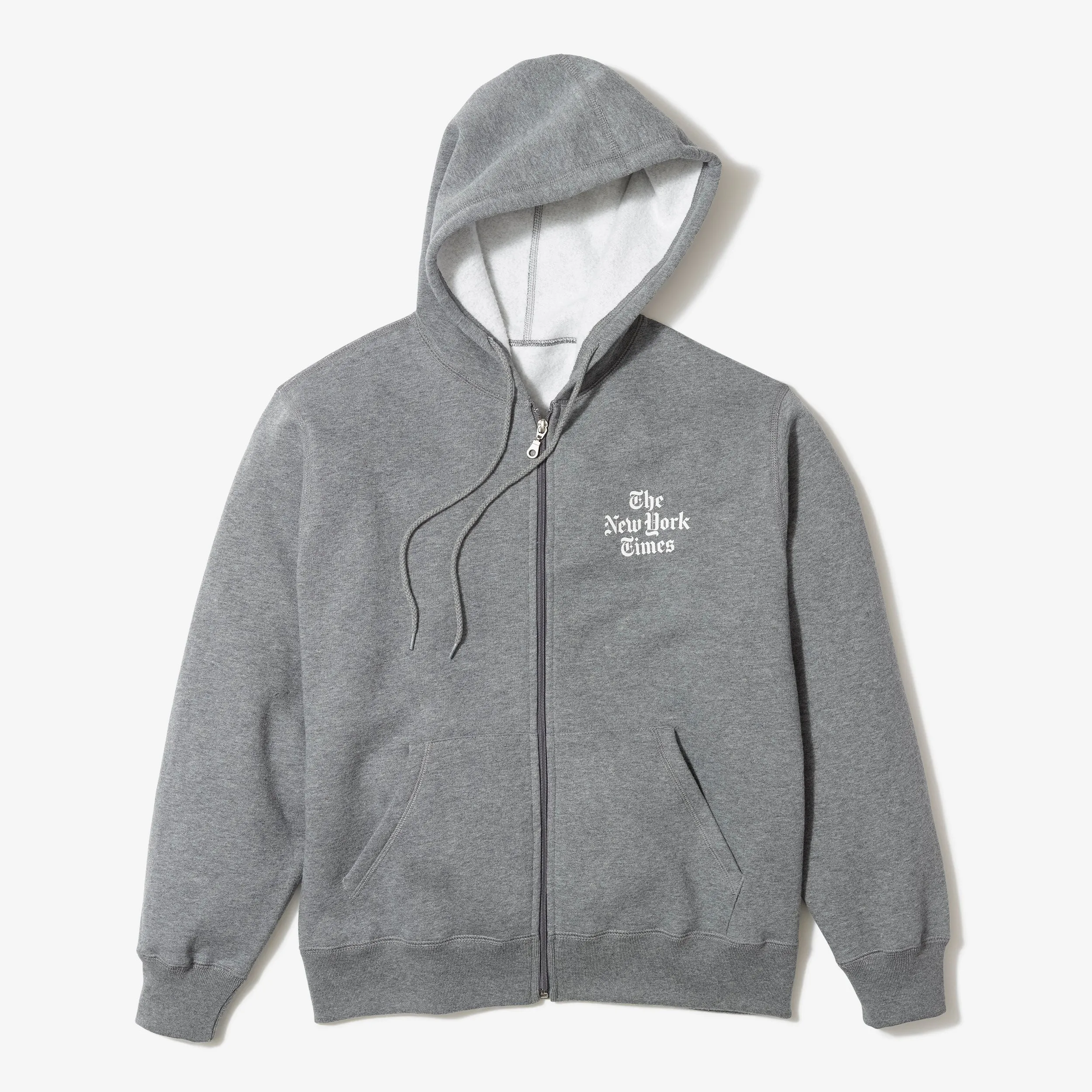 Stacked Logo Zip-Up Hoodie