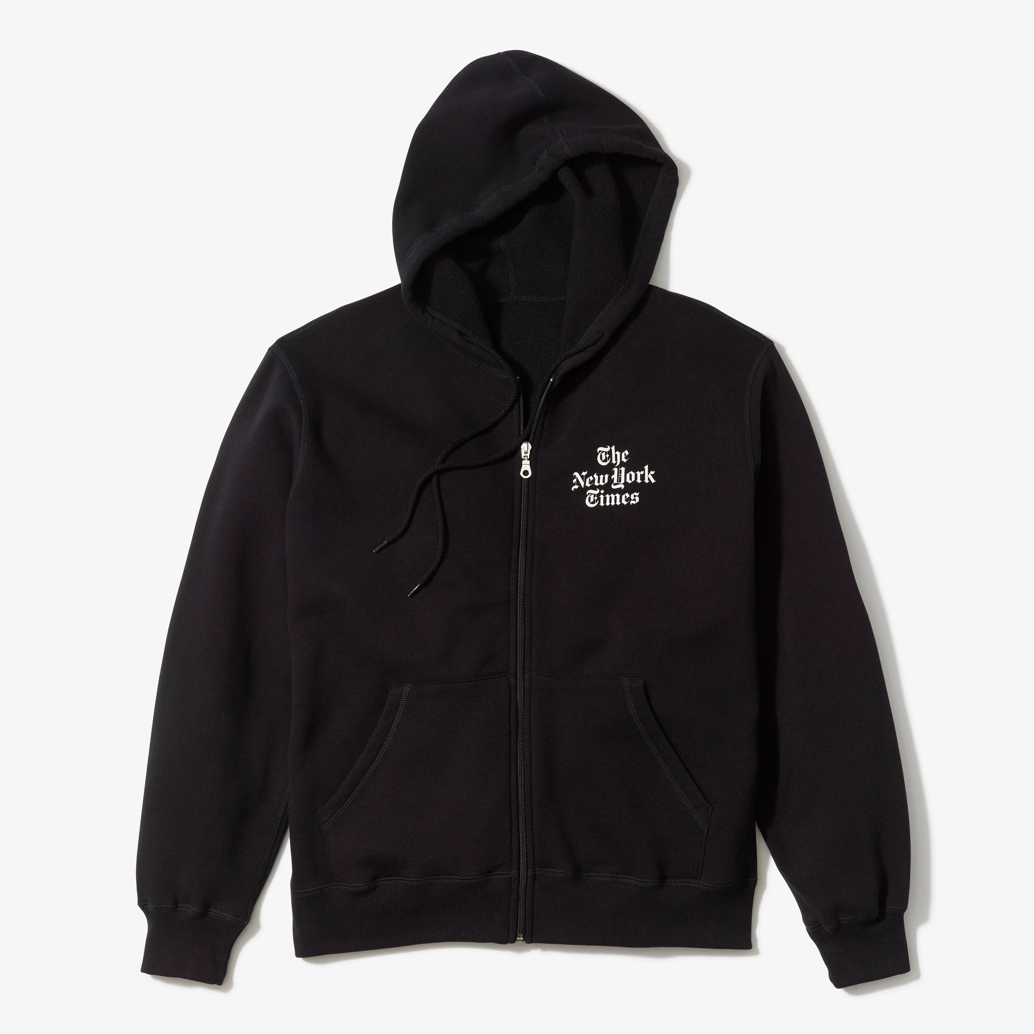 Stacked Logo Zip-Up Hoodie