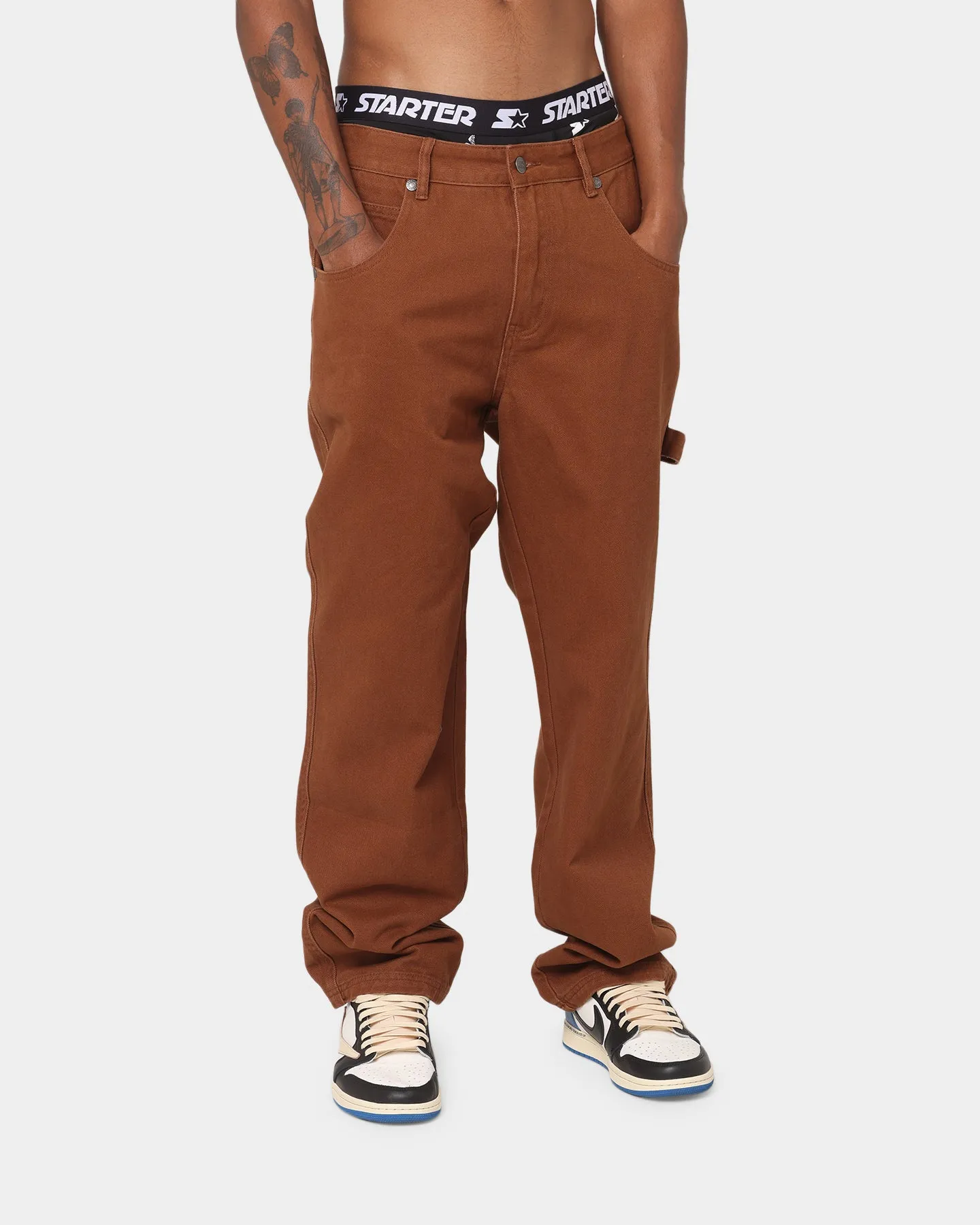 Starter 95' Relaxed Chino Pants Brown