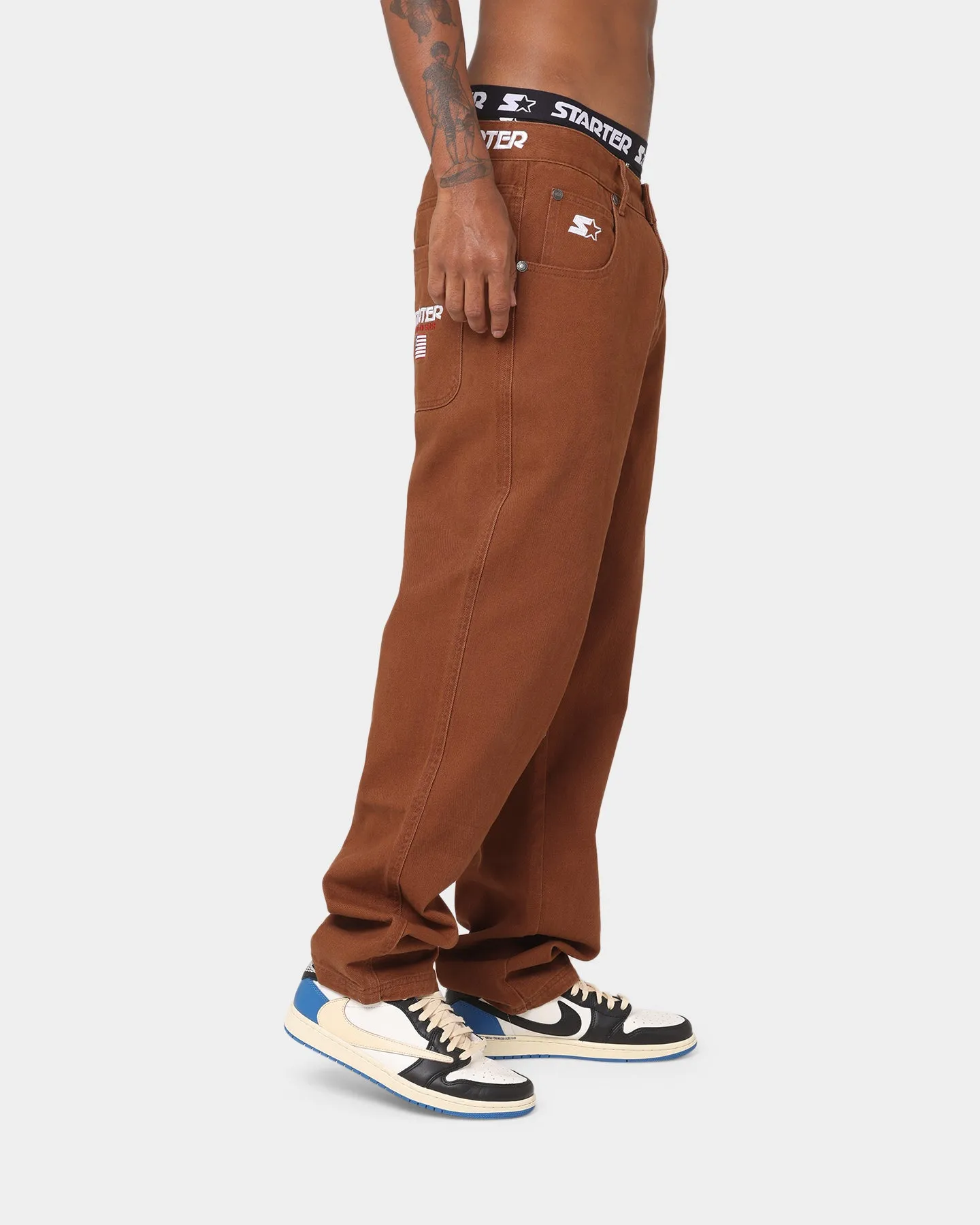 Starter 95' Relaxed Chino Pants Brown