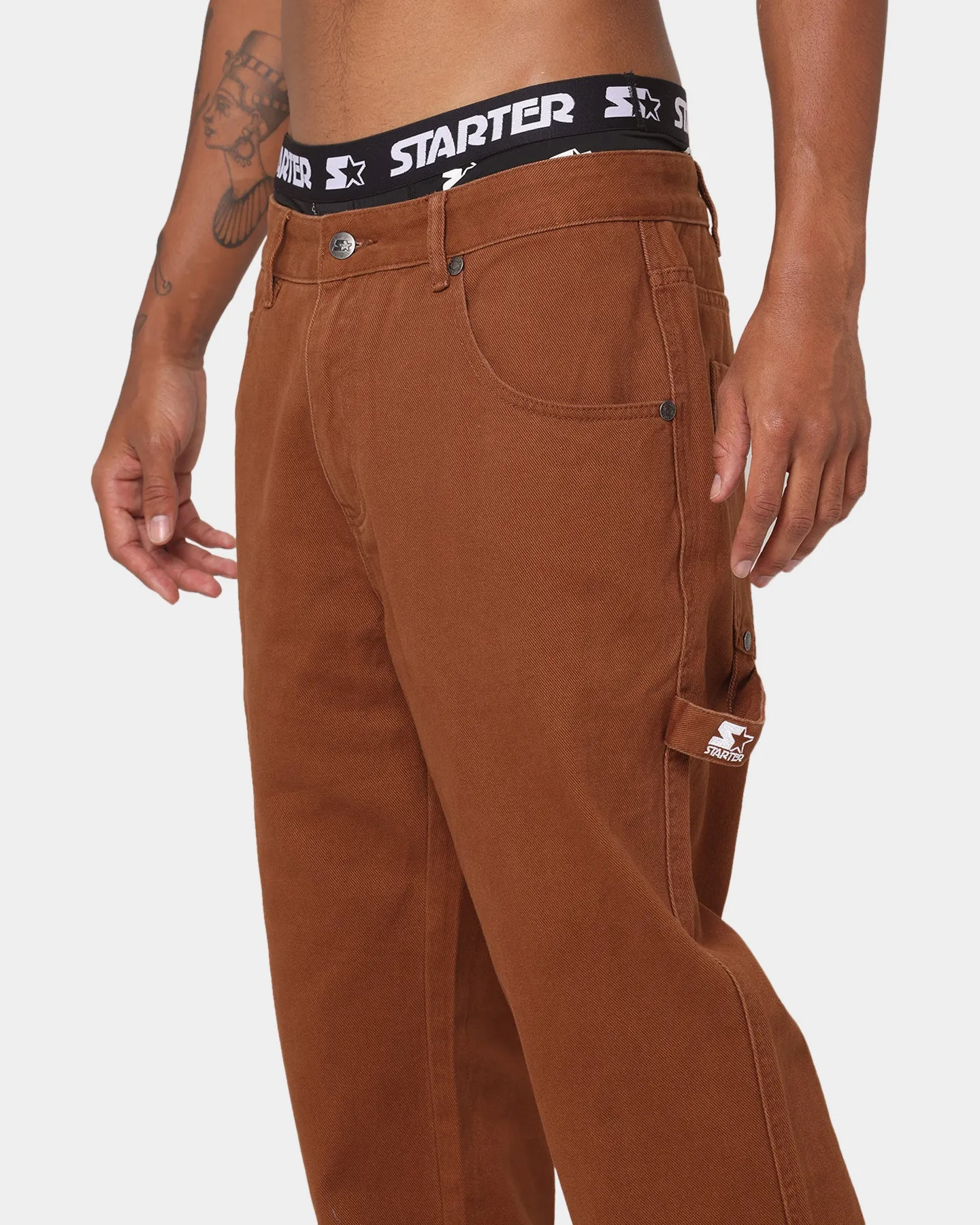 Starter 95' Relaxed Chino Pants Brown