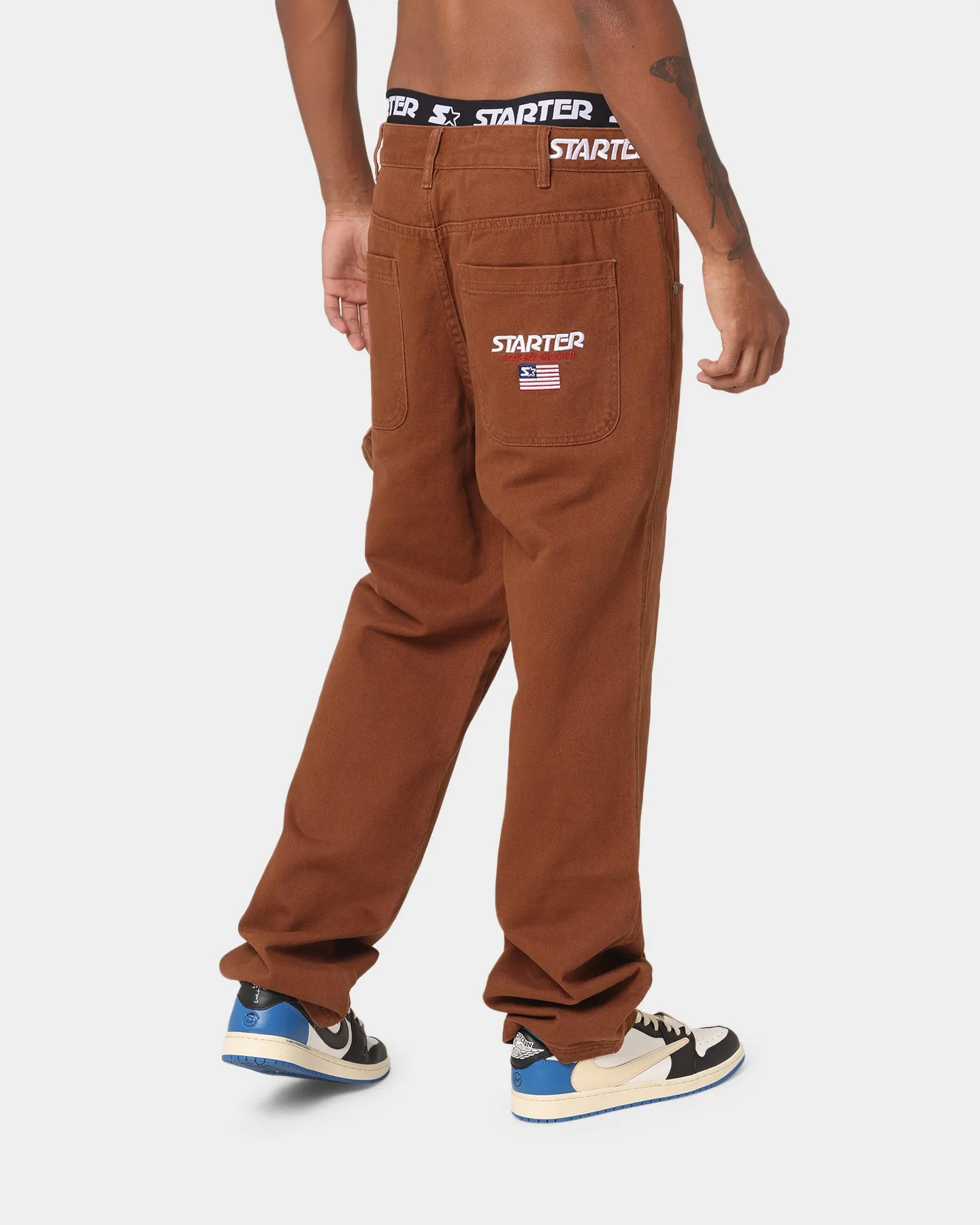 Starter 95' Relaxed Chino Pants Brown