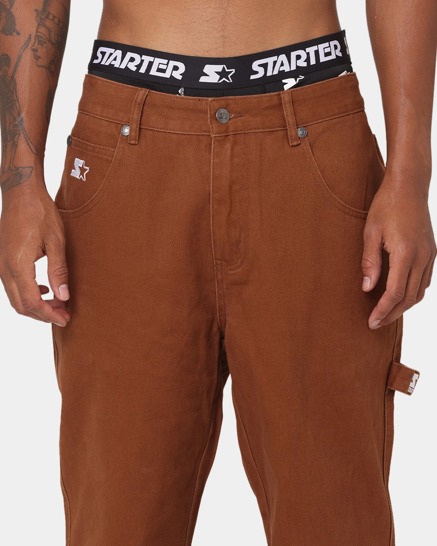 Starter 95' Relaxed Chino Pants Brown