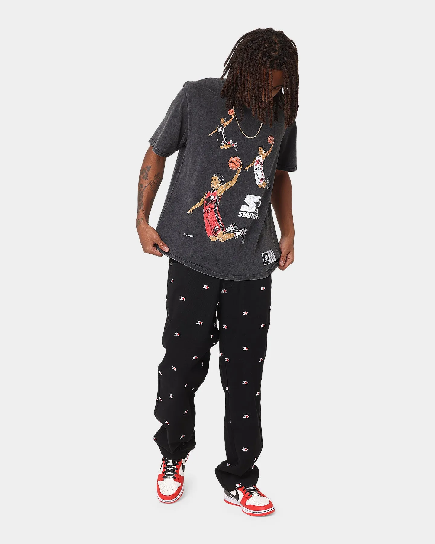 Starter Star Gazer Relaxed Chino Pants Black