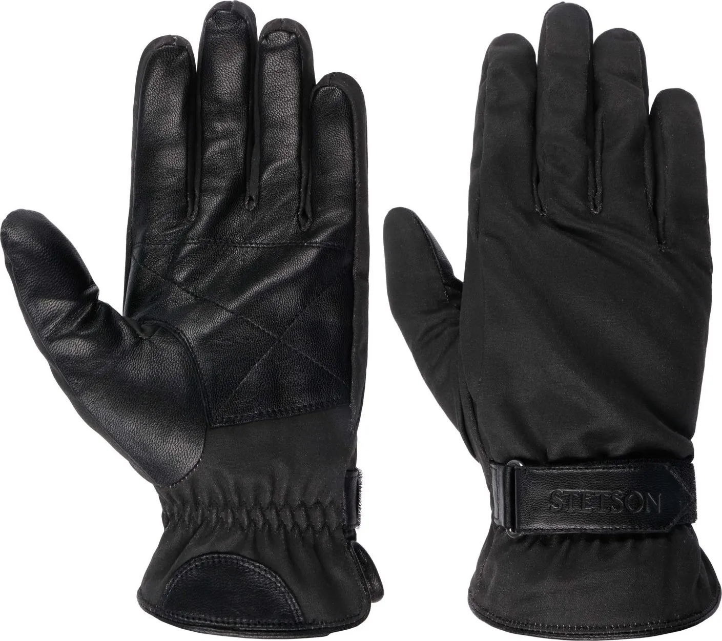 Stetson Men&#x27;s Gloves Conductive Coated Co/Pes Black | Buy Stetson Men&#x27;s Gloves Conductive Coated Co/Pes Black here | Outnorth