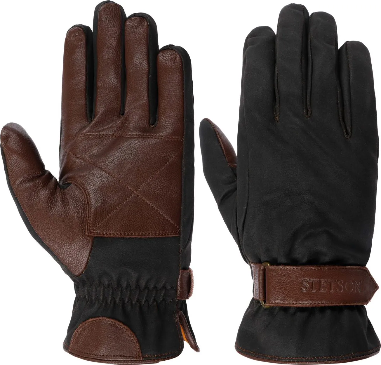 Stetson Men&#x27;s Gloves Conductive Coated Co/Pes Brown | Buy Stetson Men&#x27;s Gloves Conductive Coated Co/Pes Brown here | Outnorth