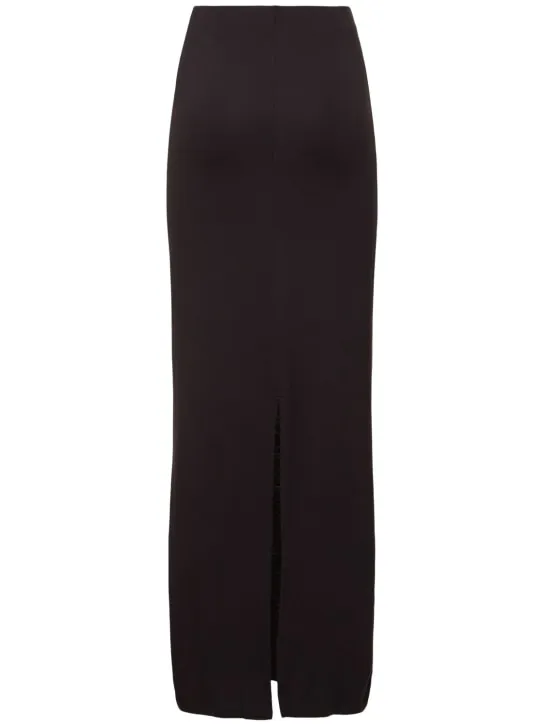 The Frankie Shop   Ella stretch viscose maxi skirt 