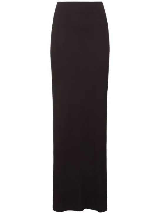 The Frankie Shop   Ella stretch viscose maxi skirt 