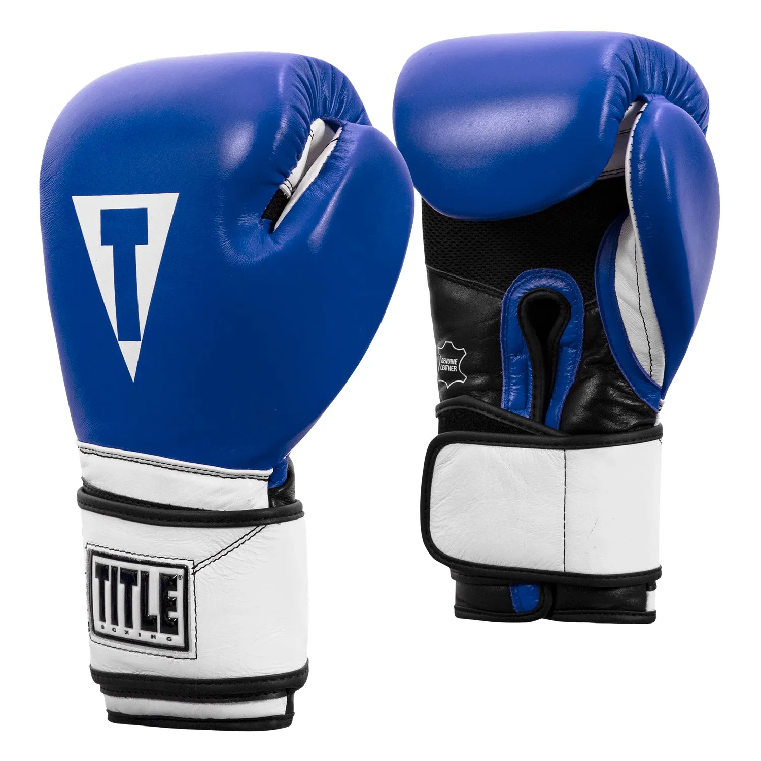 TITLE Boxing Premium Leather Performance Training Gloves