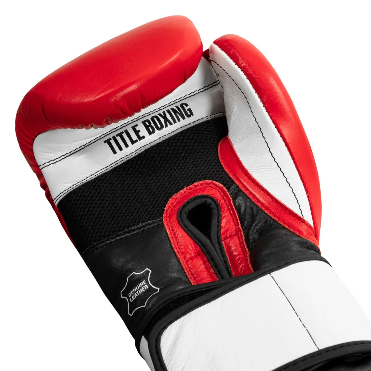 TITLE Boxing Premium Leather Performance Training Gloves