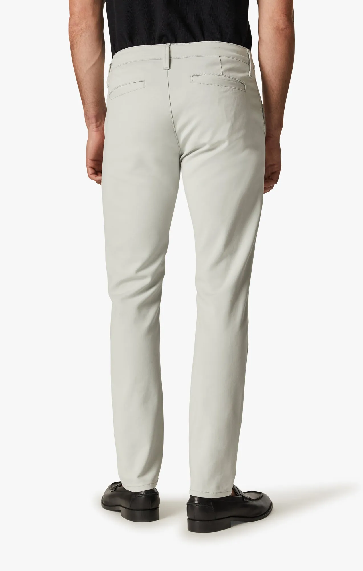 Verona Slim Leg Chino Pants In Stone High Flyer