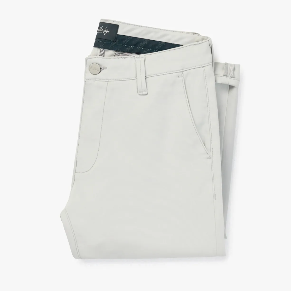 Verona Slim Leg Chino Pants In Stone High Flyer