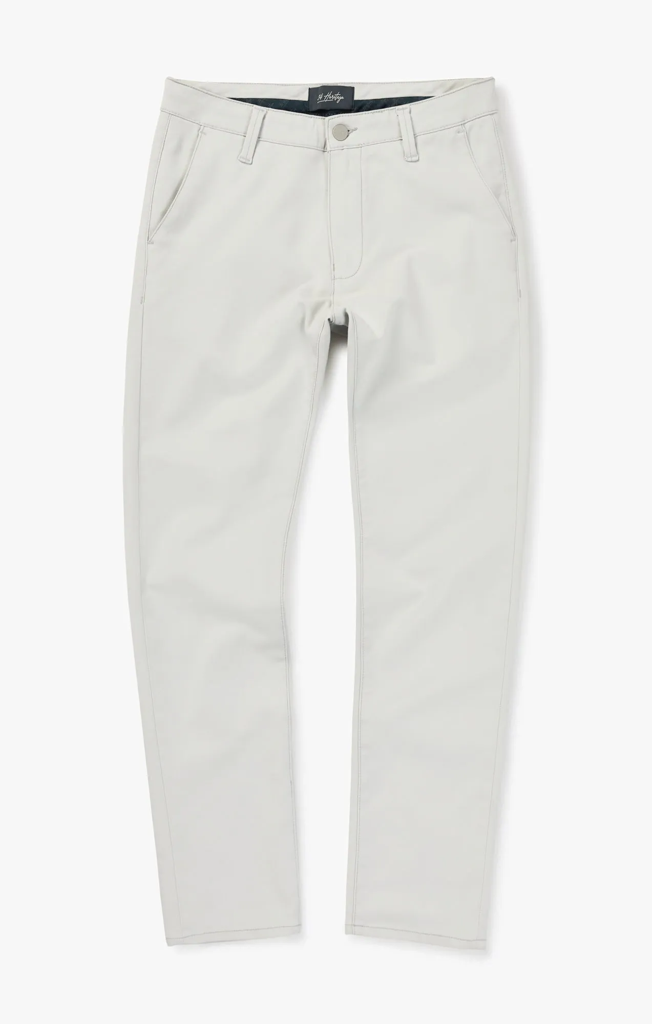 Verona Slim Leg Chino Pants In Stone High Flyer