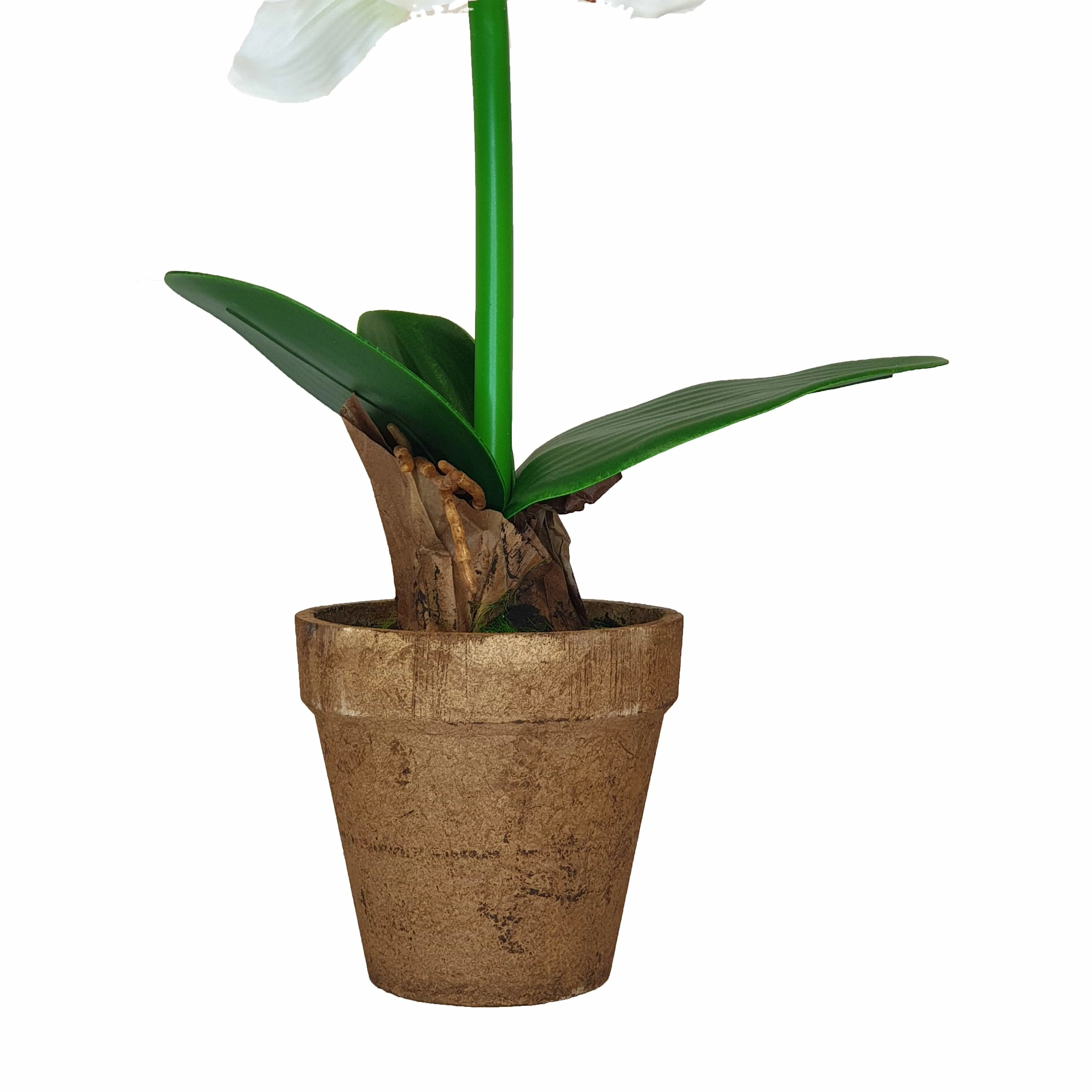 White Flower Pot 40cm Artificial Plant by Criterion