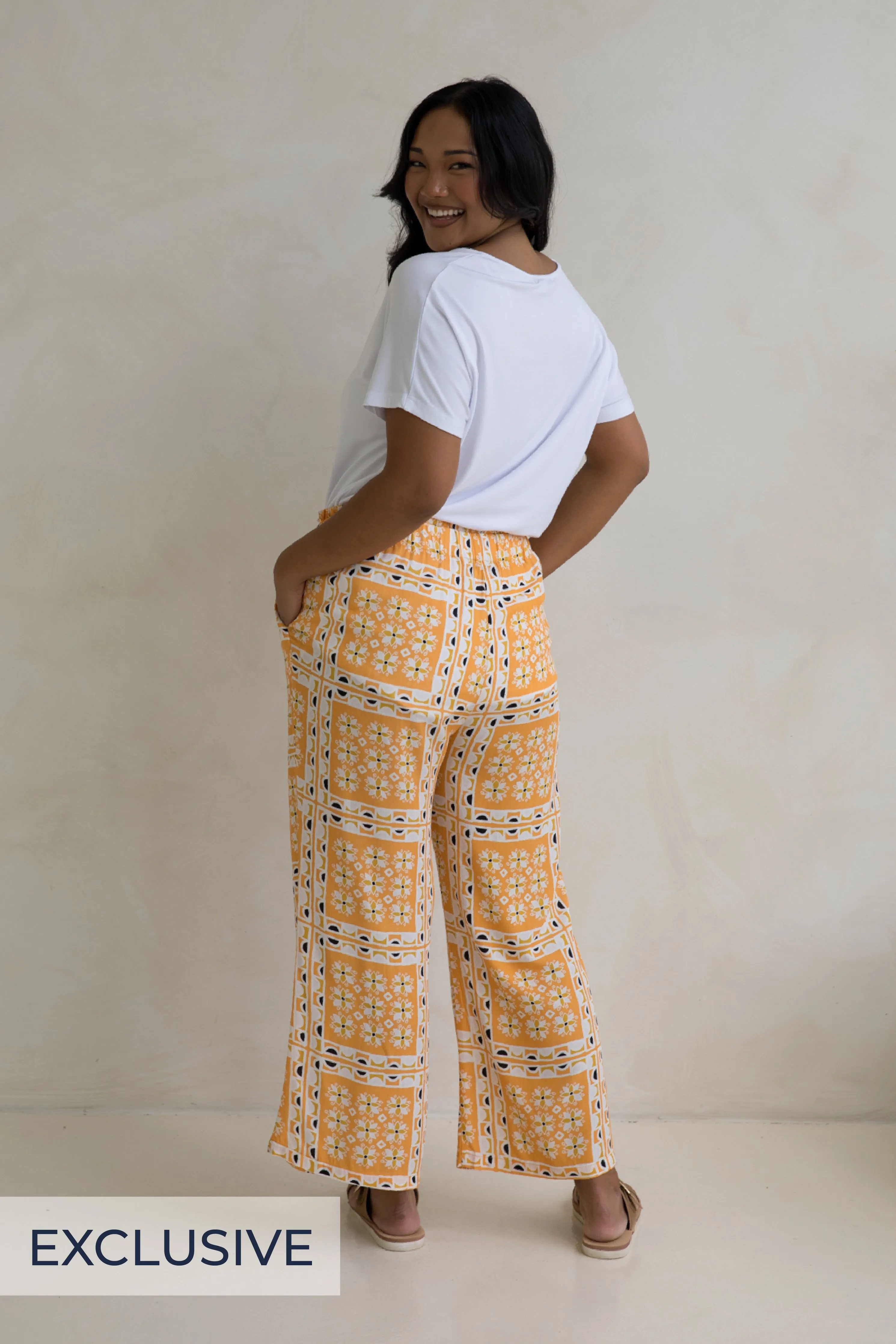 Wide Leg Olivia Pant in Trella