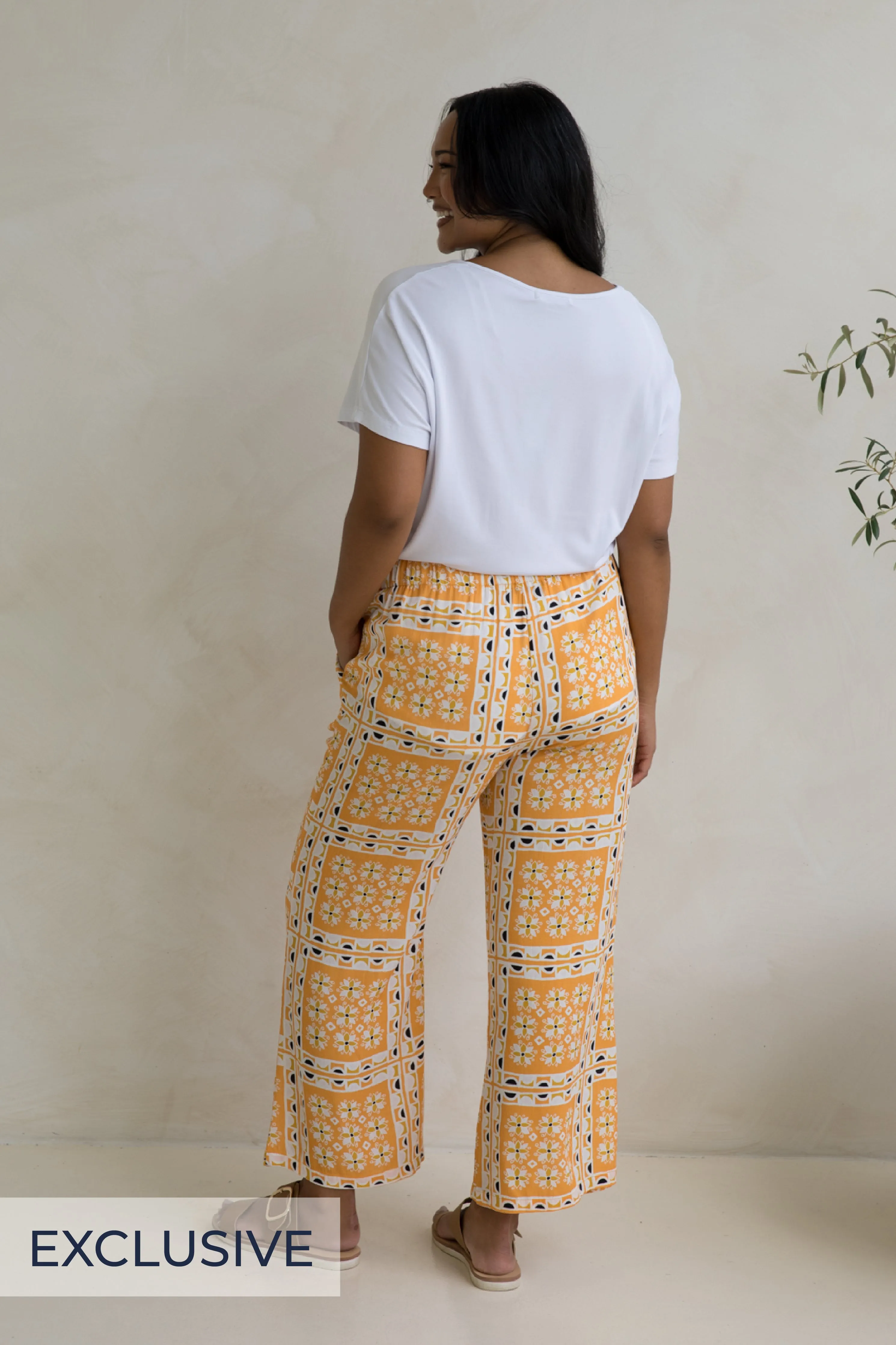 Wide Leg Olivia Pant in Trella