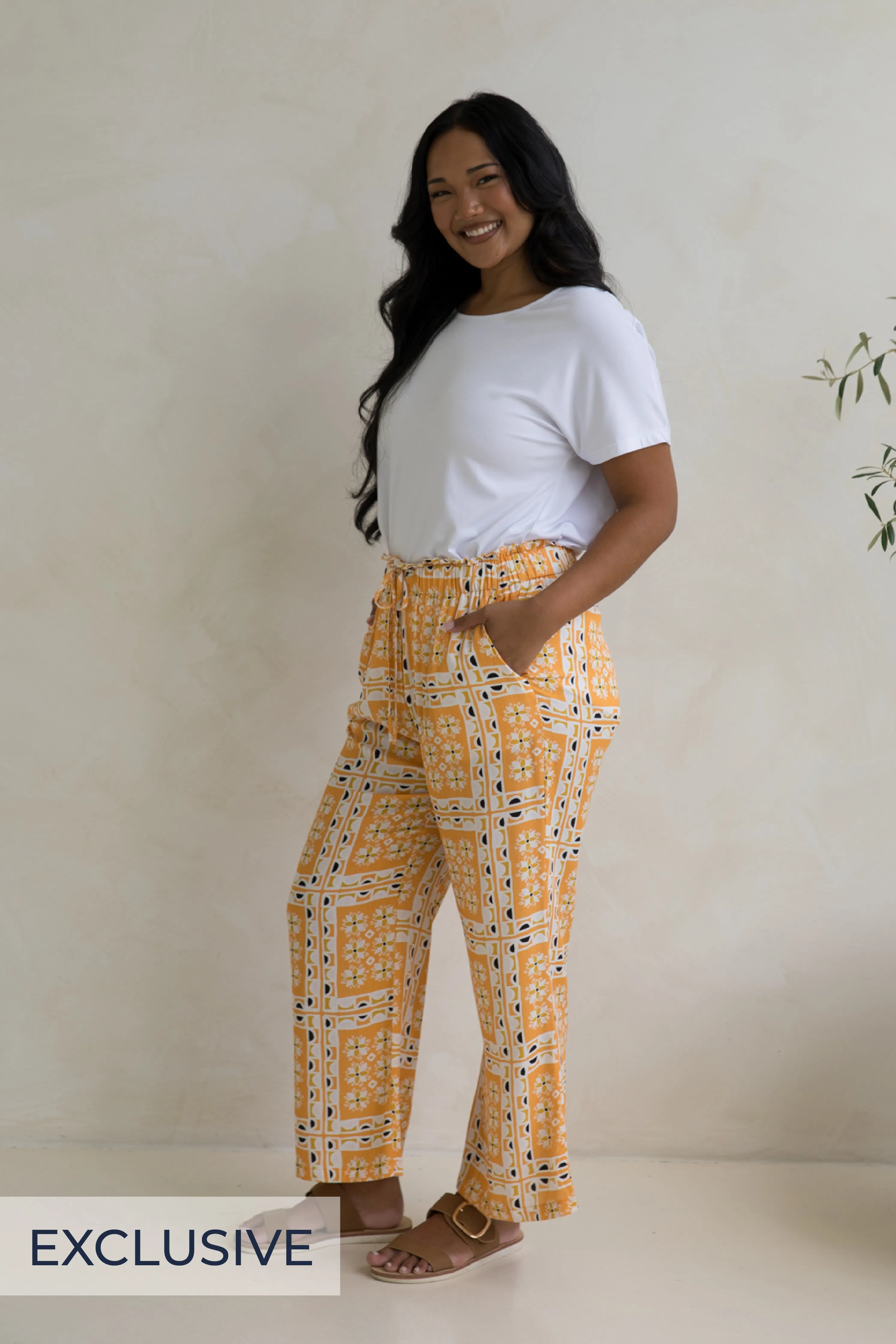 Wide Leg Olivia Pant in Trella