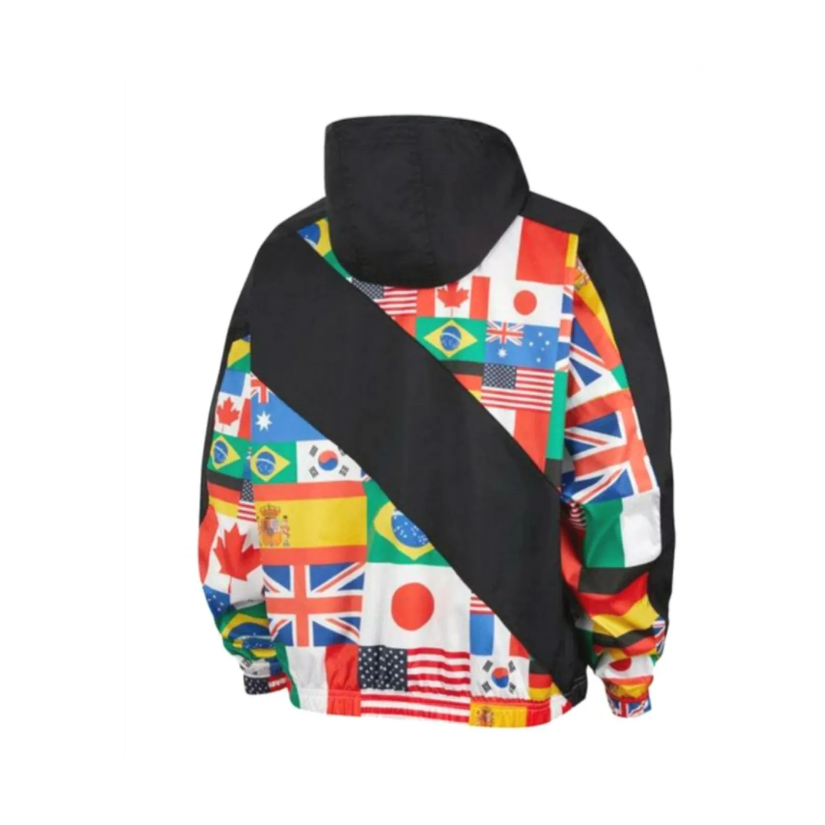 Womens NSW Flag Pack Woven Jacket Black By Nike