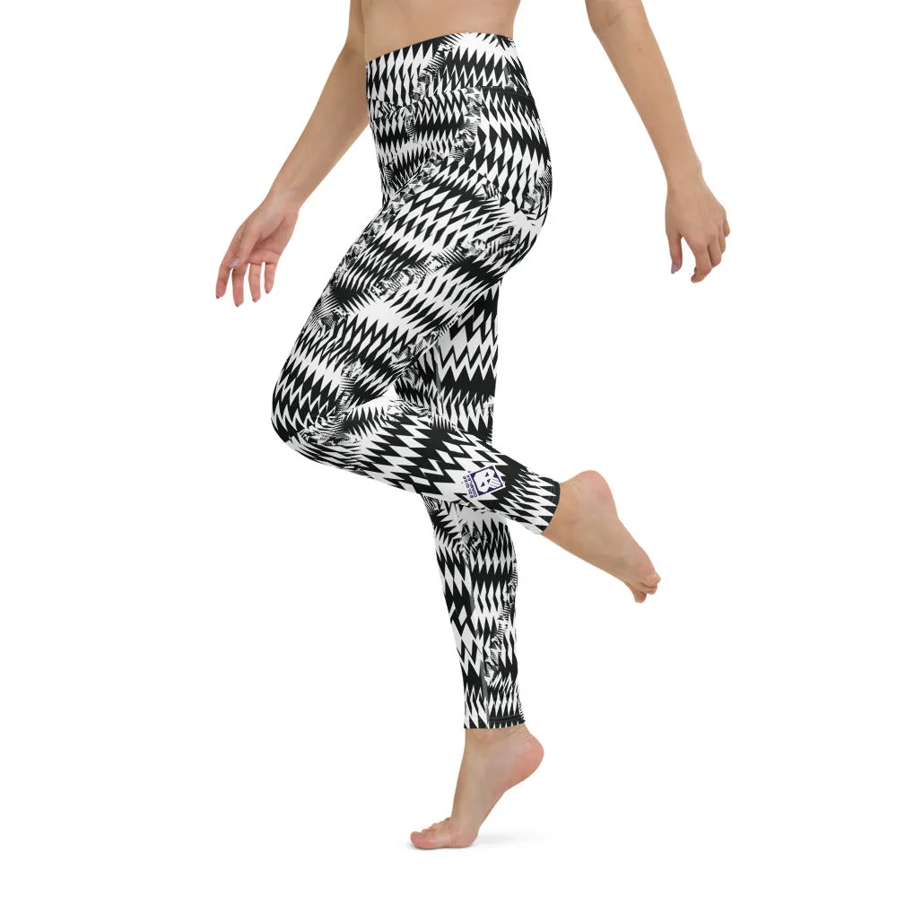 Women's Razzle Dazzle Camouflage High Waist Yoga Pants Workout Leggings For Jiu Jitsu 001